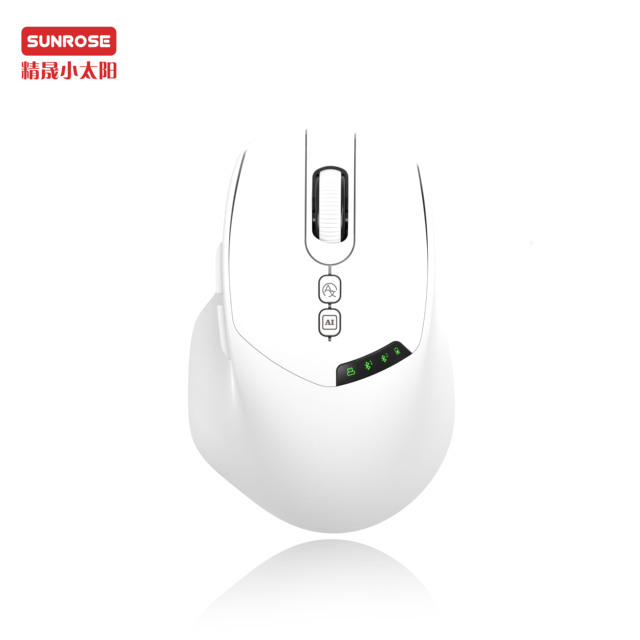 Custom Logo AI Smart Voice 2.4G USB Wireless Mouse OMR254ai 4000 DPI Ergonomic Rechargeable High-Tech Office Tool