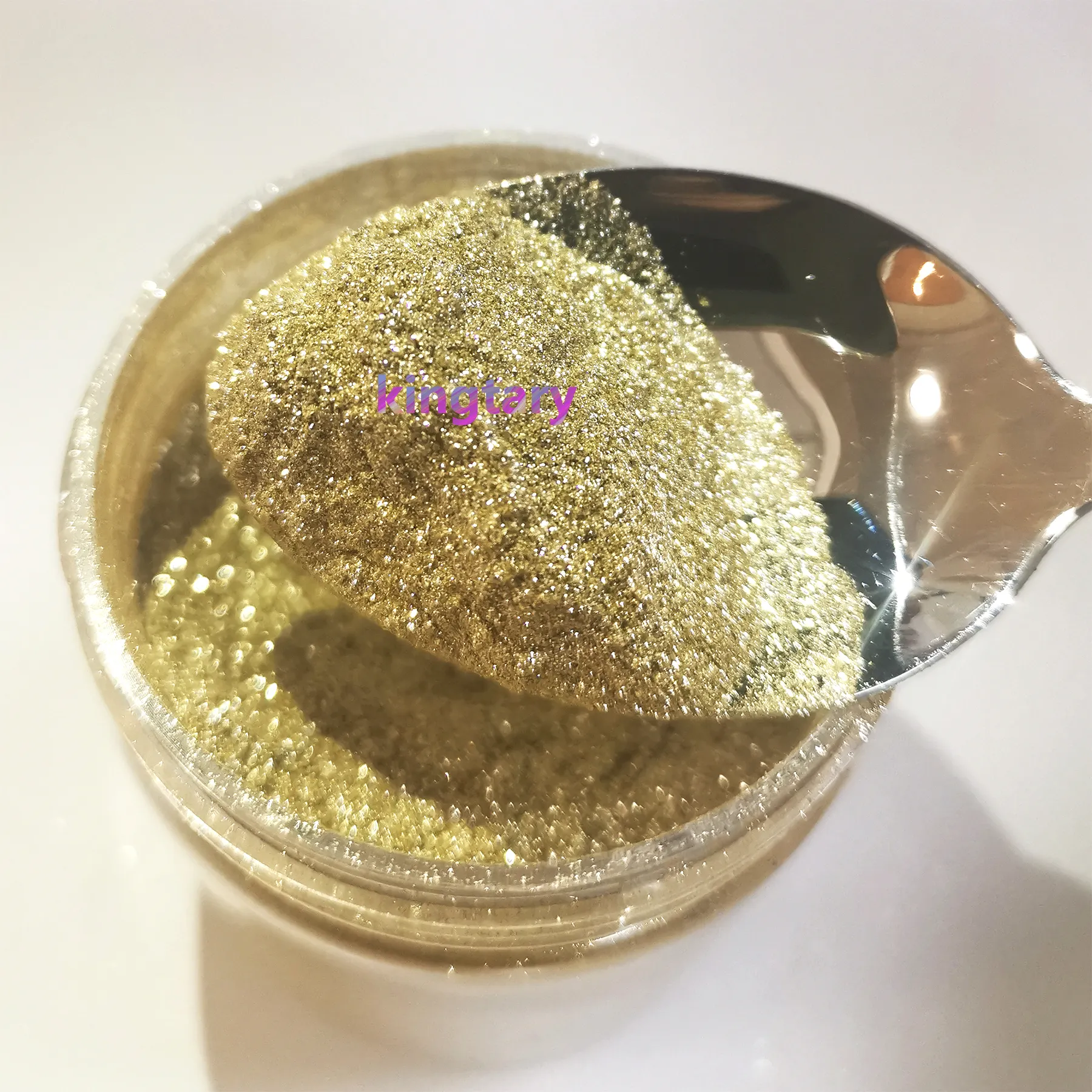 Bahan baku kosmetik bubuk Mica Glitter berlian perak mutiara Makeup pigmen untuk mata