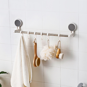 <span class=keywords><strong>Portasciugamani</strong></span> Singolo all'Ingrosso, Doppio Asta da Parete in Acciaio Inox, <span class=keywords><strong>Portasciugamani</strong></span> Adesivo Doppio per Bagno - Product Image 3