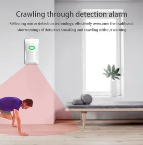 Tuya APP Control <span class=keywords><strong>Home</strong></span> Security Détecteur de mouvement intelligent PIR avec notification gratuite Alexa et pour <span class=keywords><strong>Siri</strong></span> Compatible Bar - Product Image 2