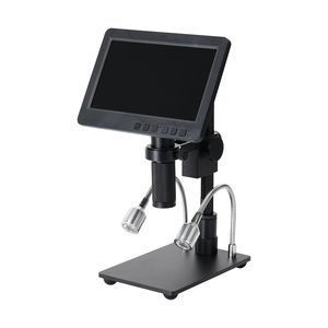 Imagen Real Pantalla de 7 pulgadas USB y WIFI 150X Lente de montura C Cámara de microscopio <span class=keywords><strong>digital</strong></span> de 26MP con sensor IMX Microscopio electrónico - Product Image 5