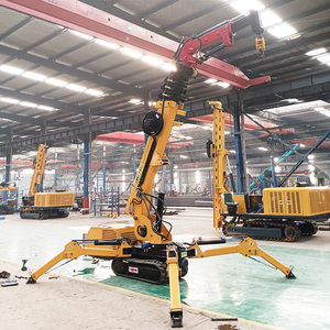 Grúa Araña Telescópica con Motor Diésel, Altura de Elevación de 10 m, Capacidad de 3T, Alta Eficiencia con Brazo Articulado - Product Image 5