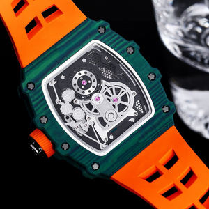 Montre haut de gamme pour homme, cadeau de Noël, ultra légère en fibre de carbone, multifonctionnelle, adaptée à toutes les occasions, montre-bracelet - Product Image 5