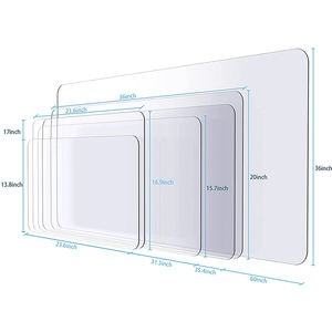 Tapis de souris personnalisé, <span class=keywords><strong>grand</strong></span>, en cuir PU, PVC, imperméable, <span class=keywords><strong>Transparent</strong></span>, pour écriture, <span class=keywords><strong>bureau</strong></span> - Product Image 1