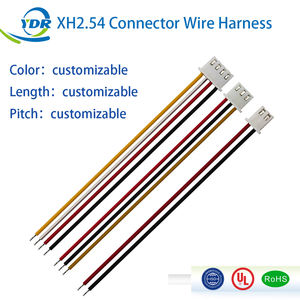 カスタマイズされたJST XH 2.54mmシリーズコネクタ端子ワイヤーハーネス - Product Image 1