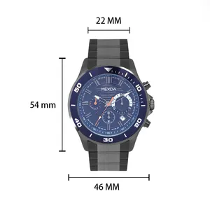 Mexda, новейший дизайн, Заводские кварцевые часы с сетчатым ремешком из стали и сплава, роскошные часы с логотипом на заказ для мужчин