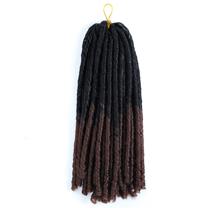 Paquete personalizado 100% sintético <span class=keywords><strong>Kanekalon</strong></span> fibra <span class=keywords><strong>pelo</strong></span> Nina ébano de terror cerraduras - Product Image 1