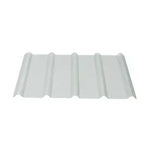 Versatile Clear Corrugated Fiberglass Roof Tile Roofing Shingles Light Weight Blue Frp Sheets Daylighting Tile