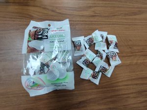 Gomitas con Sabor a <span class=keywords><strong>Coco</strong></span> Estilo Malayo, Certificadas Halal, <span class=keywords><strong>Dulces</strong></span> para Bodas, Bolsa <span class=keywords><strong>de</strong></span> 280g, Forma <span class=keywords><strong>de</strong></span> Bola, Pulpa <span class=keywords><strong>de</strong></span> <span class=keywords><strong>Coco</strong></span> 25%, <span class=keywords><strong>Dulces</strong></span> Suaves - Product Image 6