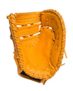 Custom Honkbal Handschoen Eerste Basis Handschoenen Zachte Koeienhuid Lederen Handschoen Voor Honkbal