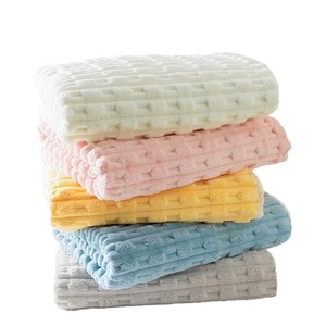 Juego de toallas de baño Jin Ao, 70x140 cm, forro polar coral, absorbente, de secado rápido, para adultos, uso en pareja - Product Image 5