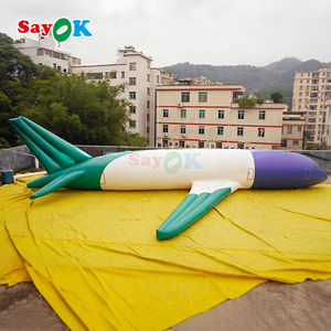 <span class=keywords><strong>Avion</strong></span> géant gonflable d'extérieur Sayok 10m, grand modèle d'<span class=keywords><strong>avion</strong></span> gonflable pour la publicité - Product Image 2