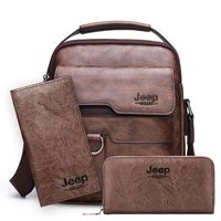 Tas Selempang Pria Mr311 Custom LOGO Anti Air, Fashionable, Tas Selempang Bahu, Tas Kerja Kecil, Kulit PU, Bisnis 3