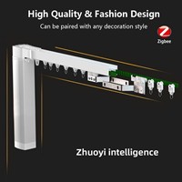 Motor de Cortina Inteligente Zigbee/Wi-Fi Personalizado para Comercio Exterior con Soporte Tuya, Control por Aplicación, Control por Voz con Alexa y Asistente de Google