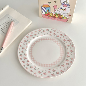 Plato de Porcelana Estilo Coreano, con Encaje, Diseño de Corazón, Pintado a Mano, Estilo Vintage Francés, <span class=keywords><strong>para</strong></span> Postres, Frutas y <span class=keywords><strong>Desayuno</strong></span> - Product Image 3