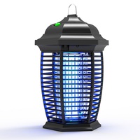 Exterminador de insectos al aire libre, 18W, Sensor de luz de Crepúsculo a amanecer, Exterminador de insectos eléctrico para interior