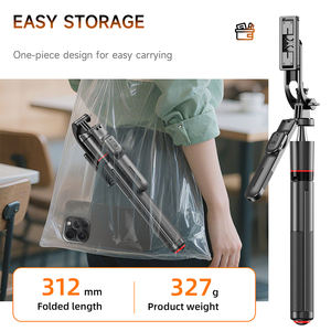 Trípode Automático Todo en Uno F03 de 68.5 Pulgadas (1.74m), Trípode de Pie con Apertura Automática, <span class=keywords><strong>Palo</strong></span> Selfie para Transmisión en Vivo - Product Image 4