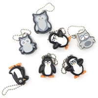 Porte-clés créatif en laiton imprimé en 3D, mini-animal de précision, jouet anti-stress, pendentif de sac, accessoire cadeau personnalisé
