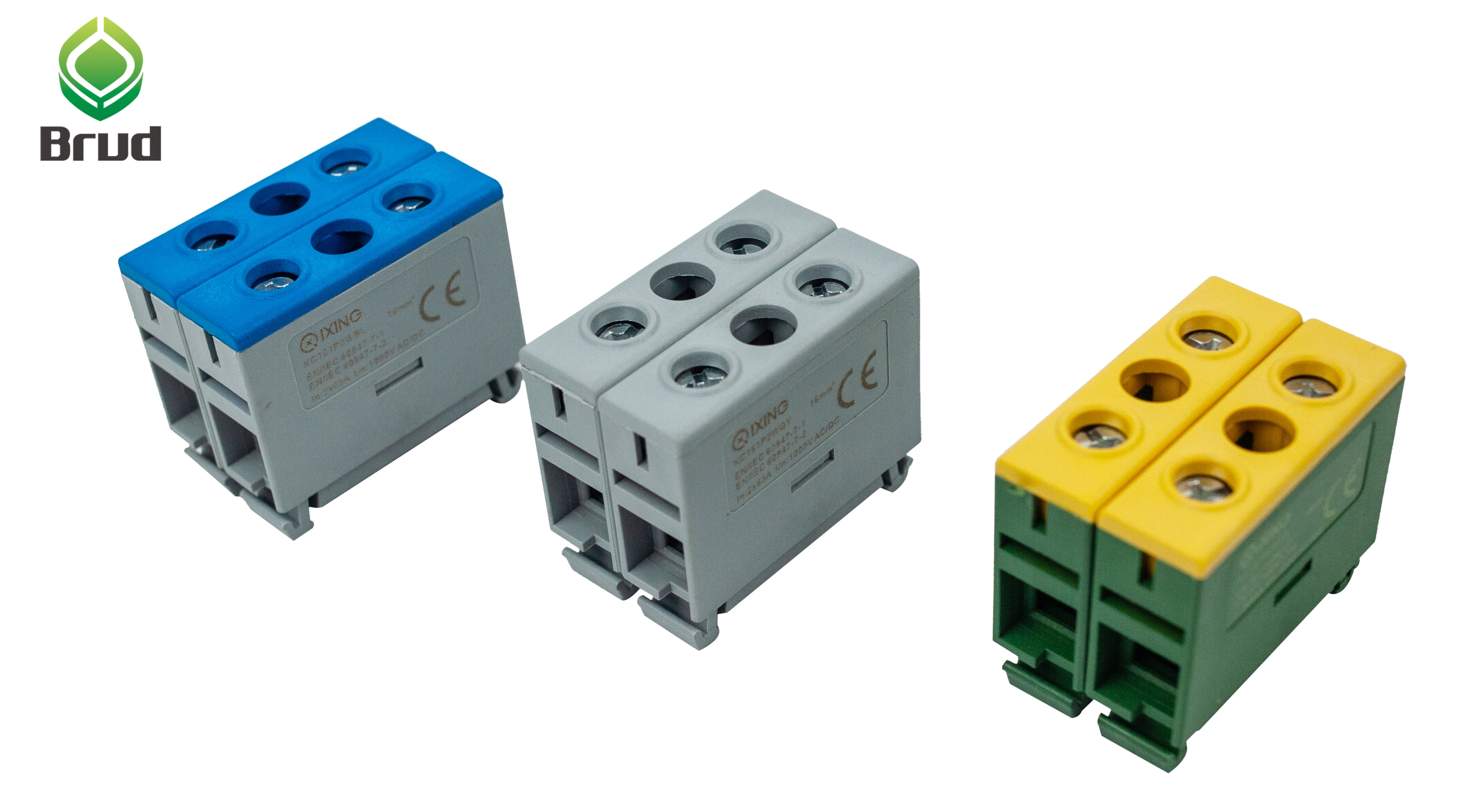 50 PCS ASK1EN Din Rail Fuse Terminal Blocks - 660V, 6.3A, Screw Connector For 0.2-4mm² Wire