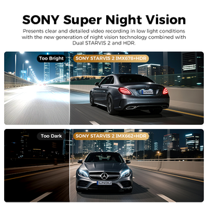 LNDU V820 Starvis 2 4K 듀얼 채널 HDR 녹화 4G 슈퍼 커패시터 전면 및 후면 대시 캠 24H 주차 모드 자동차 <span class=keywords><strong>Dvr</strong></span> - Product Image 3