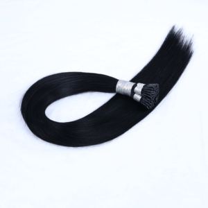 Extensions de cheveux humains à cuticules alignées, à pointe en I, lisses, avec capsules de kératine - Product Image 3