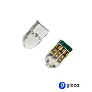 Prise murale Gloca Flying Socket 10A 2P+T blanche, norme italienne 250V, lot de 5 - Product Image 4