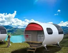 Casa móvil de cápsula espacial expandible de nuevo diseño, casas prefabricadas de lujo, superventas, casas prefabricadas, de nuevo diseño, en venta de productos en el mercado, en el mercado, en el mercado de la moda, de nuevo diseño