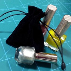 Custom Logo 7X9cm Black Velvet Luxury Lightweight Drawstring Closure Jewelry <b>Pouch</b> Packaging Bag for Earrings Rings <b>Nail</b> Polish - Product Image 5