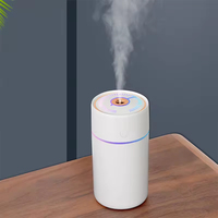 Diffuseur d'huiles essentielles portable USB mini ultrasonique à brume fraîche avec lumières LED, humidificateur d'air de bureau de haute qualité pour voitures et maison, aromathérapie