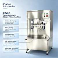 Machine de remplissage double tête 2/4 têtes pour huile d'olive alimentaire, liquides, pâtes, détergents, miel et sauces en bouteille