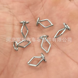 Clips metálicos para salpicadero y consola central, sujetadores de hierro en forma de U para reparación de molduras interiores de automóviles, número de pieza de repuesto - Product Image 1