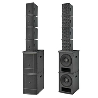 Système de sonorisation matriciel actif 8x3 avec haut-parleurs Line Array, tweeters en néodyme et diaphragmes en alliage de titane pour concerts sur scène