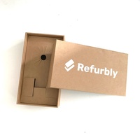 Boîte d'emballage pour téléphone portable en papier kraft écologique personnalisée pour iPhone remis à neuf