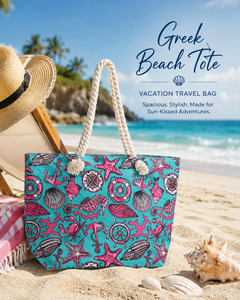 Grand sac de plage, sac fourre-tout de plage, serviette de bain, <span class=keywords><strong>sandales</strong></span> Huarache, sac à main pour femme, sac de voyage pour la plage, la natation et les pique-niques - Product Image 3