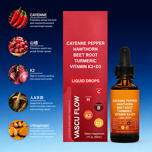 Gocce Orali di Pepe Cayenne per Adulti con Bacche di Biancospino, Vitamina D3, K2, Barbabietola e Curcuma - Product Image 4