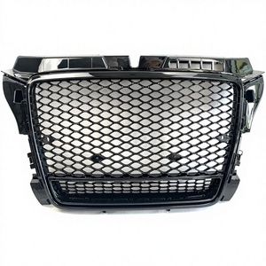 Custom Car <b>Mesh</b> <b>Grille</b> Gloss Black with Lower Frame <b>for</b> Audi A3 S3 8P.5| 8p5 Bulk Discounts & Dropshipping - Product Image 2