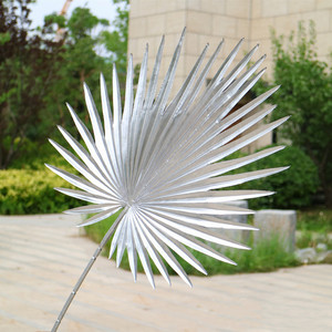 D-050666 yapay çok renkli palmiye ağacı yaprakları 94cm uzunluk tropikal yapraklar dekoratif bitkiler sahte yaprakları satılık - Product Image 6