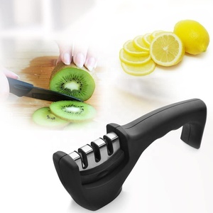 Affilacoltelli <span class=keywords><strong>Professionale</strong></span> 4-in-1 in Acciaio Inox con 3 Fasi e Diamante Multi-Grit, Ecologico, per Accessori da Cucina - Vendita all'Ingrosso - Product Image 1