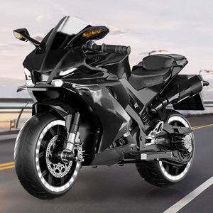 Motocicleta Eléctrica Infantil Personalizable de Gran Tamaño con Luces y Música, Coche de Juguete Musical, Bicicleta Infantil de Dos Ruedas - Product Image 5