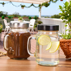 Frasco <span class=keywords><strong>de</strong></span> Vidrio Cuadrado <span class=keywords><strong>de</strong></span> Boca Ancha <span class=keywords><strong>de</strong></span> 16 oz, 500 ml, 480 ml, Hermético, con Tapa Profunda para Conservas y Miel - Product Image 2