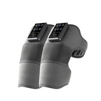 Ceinture de massage chauffante électrique rechargeable par USB avec vibration Shiatsu et télécommande sans fil pour soulager les douleurs au genou