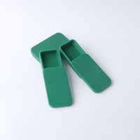 10g conception personnalisée Logo petit Rectangle boîte en plastique menthe cosmétique solide parfum étui sourcils savon baume à lèvres boîte