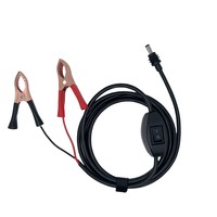 Adaptador de Batería Directo Star Link Mini de 12V a 48V con Pinzas de Cocodrilo a DC 5.5x2.1mm con Interruptor de 30A 16AWG 2M 3M 5M