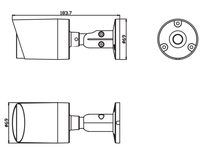 Cámara IP Bullet POE de 4MP, Impermeable IP67, Compatible con HIK NVR, con Audio Integrado, Sistema de Cámara de Seguridad para el Hogar