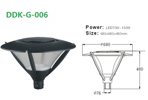 Poteau lumineux en Aluminium moulé sous pression, 3m, 4m, 5m, Ip65, Led pour l'extérieur, rue, jardin - Product Image 2