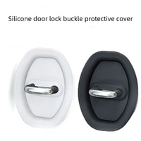 Couverture de boucle de serrure de porte de voiture en silicone gamme complète accessoires intérieurs antirouille universels pièces de Modification silencieuses pour voitures automobiles