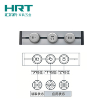 Prise électrique robuste pour rail, 32A 8000W, encastrée, étanche et anti-poussière, pour atelier commercial et bureau