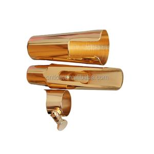 Tide Music-saxofón <span class=keywords><strong>tenor</strong></span> <span class=keywords><strong>de</strong></span> metal chapado en oro, <span class=keywords><strong>boquilla</strong></span> - Product Image 1