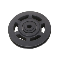 Rueda de Plástico de Nylon de 95 mm para Equipos Deportivos, Polea de Gimnasio con Rodamiento