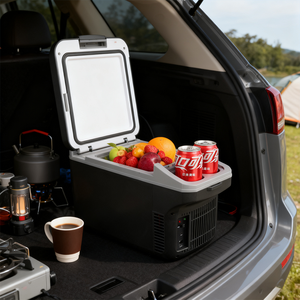 Refrigerador Portátil de 12v/24v CA/CC, <span class=keywords><strong>Mini</strong></span> <span class=keywords><strong>Nevera</strong></span> Portátil de 8L para Acampar, Refrigerador para Automóvil - Product Image 2